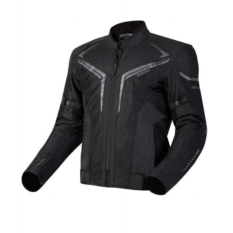 Textilná Motocyklová Bunda Ozone Flow Black 10XL