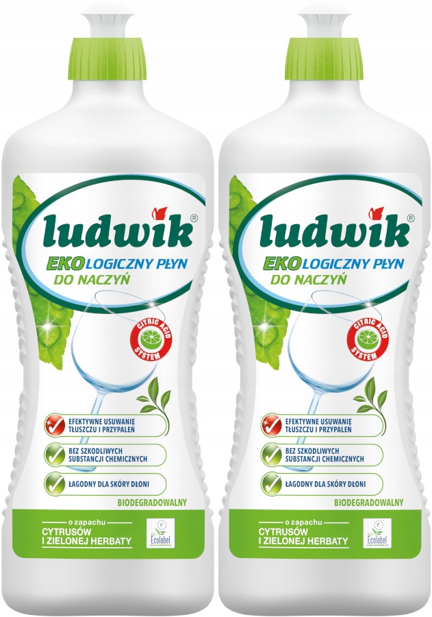 

Ludwik Ekologiczny Płyn do Naczyń Bio 900ml x2