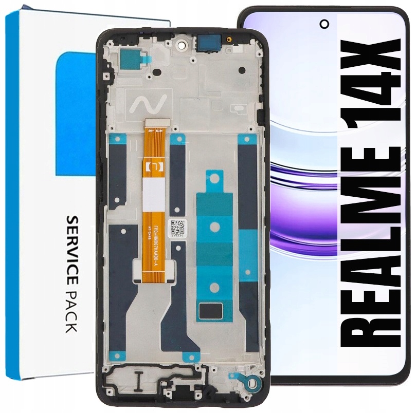 Displej Pro Realme 14X 5G RMX5020 Originální LCD Displej Rámeček