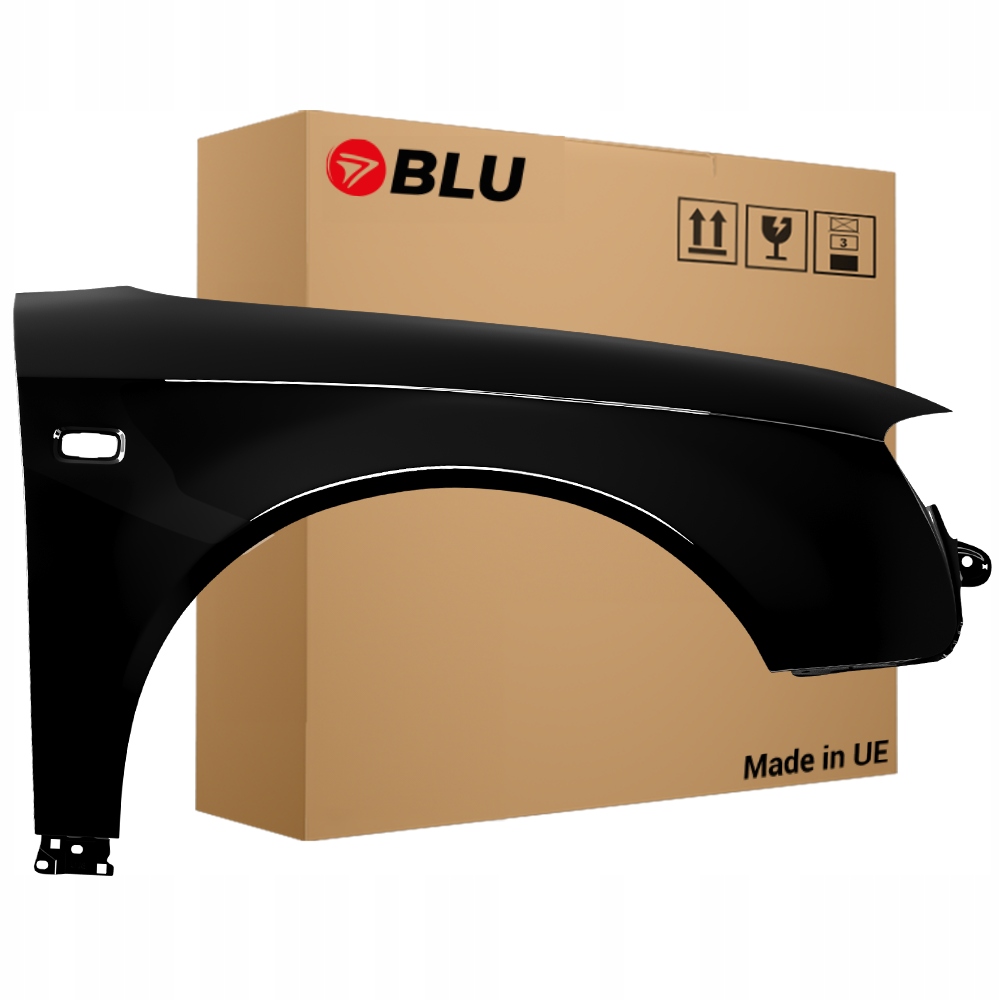 Blu Blatník Audi A4 B7 LY9B pravý černý 04-08 přední