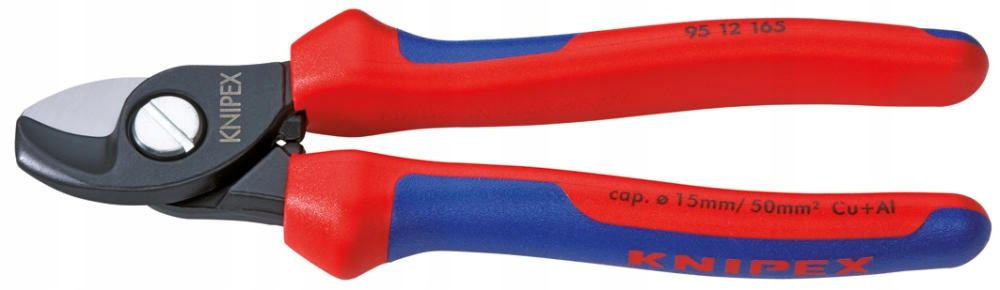 Nůžky na stříhání kabelů s rukojetí Comfort 165 mm Knipex 95 12 165