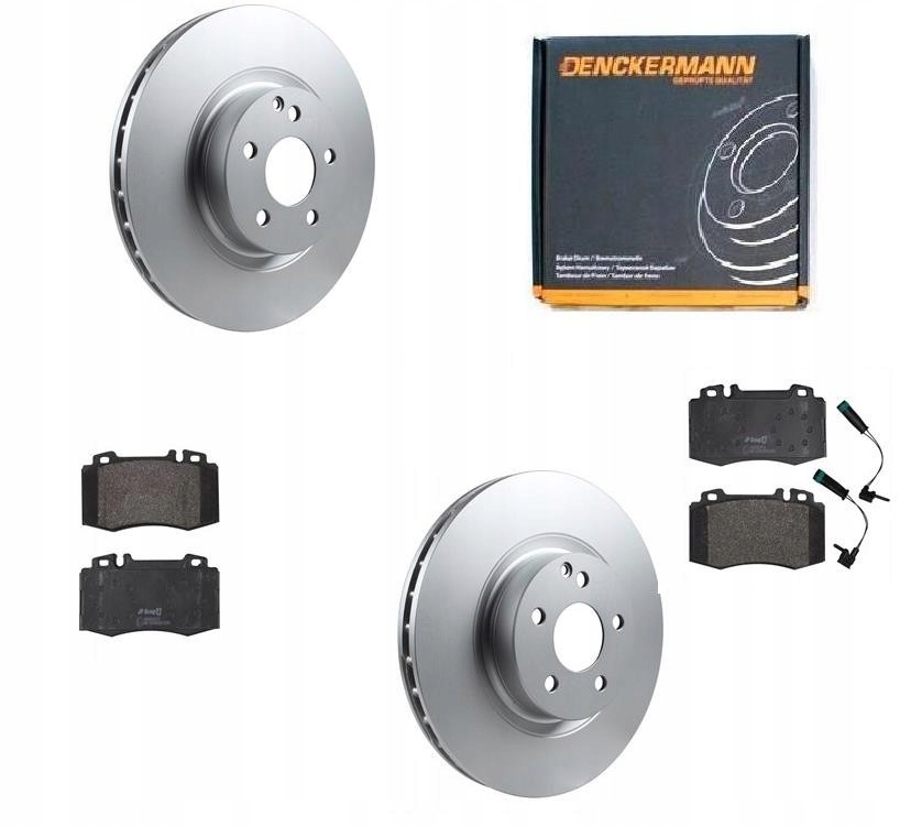 Kotouče Senzory Mercedes E W211 Cls C219 Přední Sada 330 MM