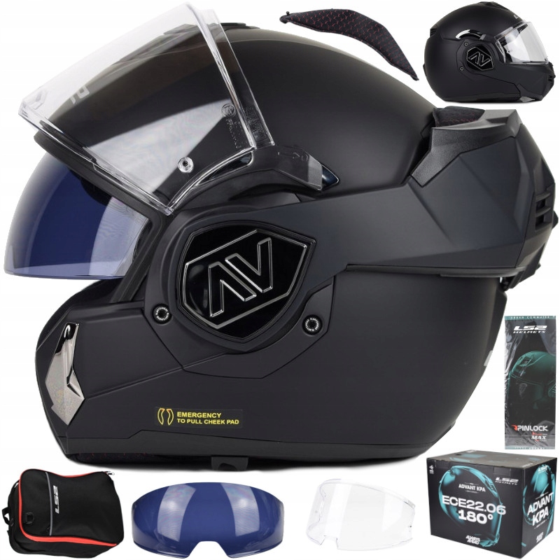 Kask motocyklowy LS2 FF906 Advant Solid Matt Black XS