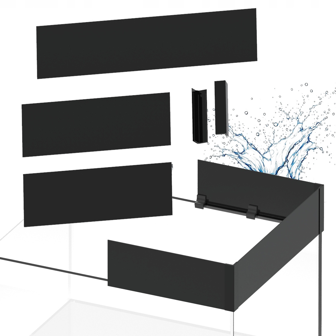 Levně Koruna na akvárium 45 x 30 cm Výška 11 cm pro akvárium AkvaZazemení