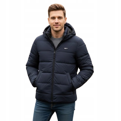 Abercrombie Hollister M modrá s kapucí bunda s kapucí