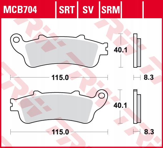 KLOCKI HAMULCOWE TRW HONDA XL 1000 V VARADERO Producent TRW