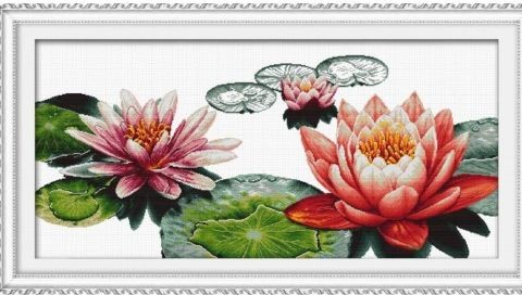 Křížková výšivka počítaná sada (kanva, mulina)
