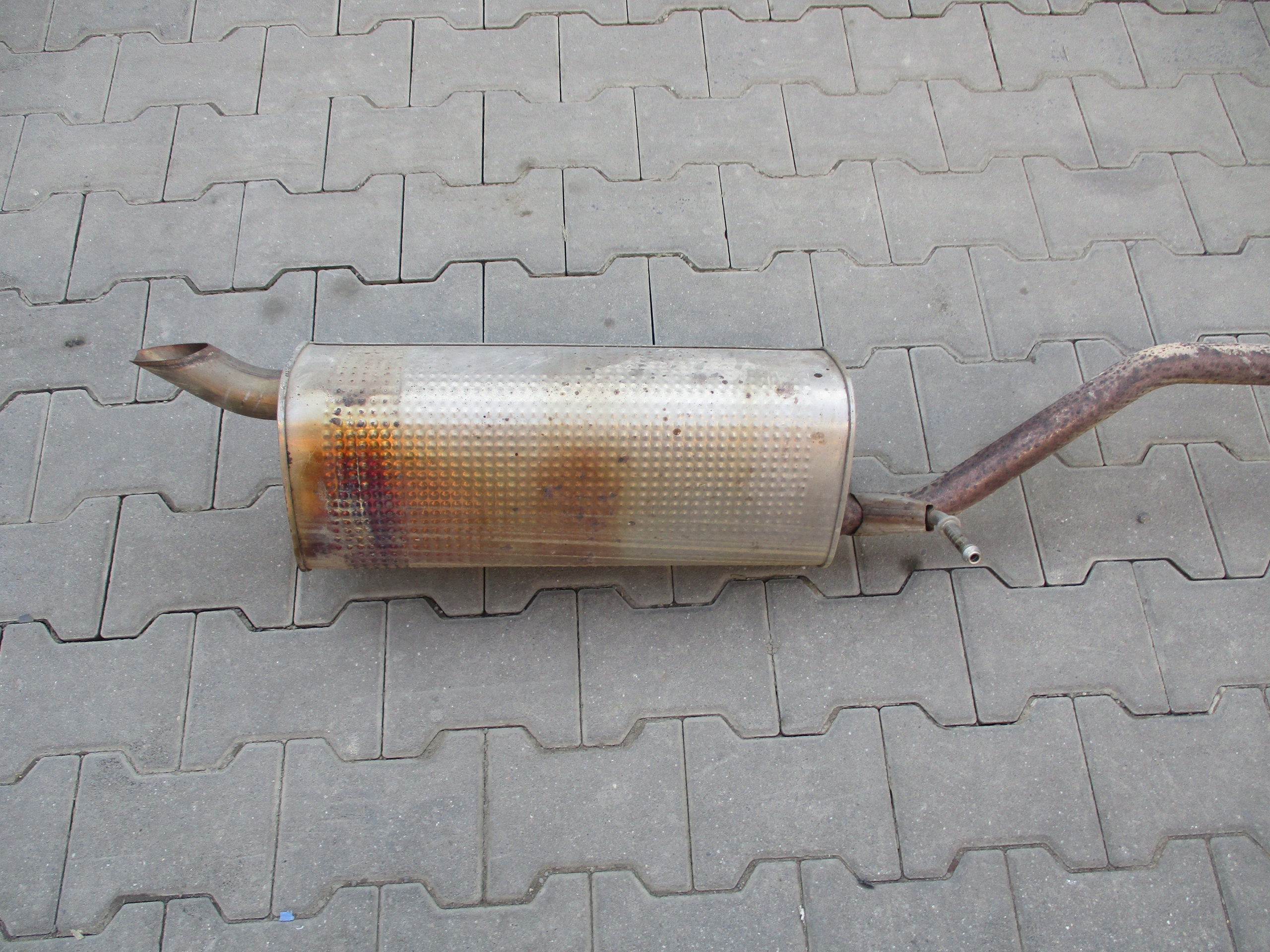 muffler, exhaust PEUGEOT 2008 and 1.2THP