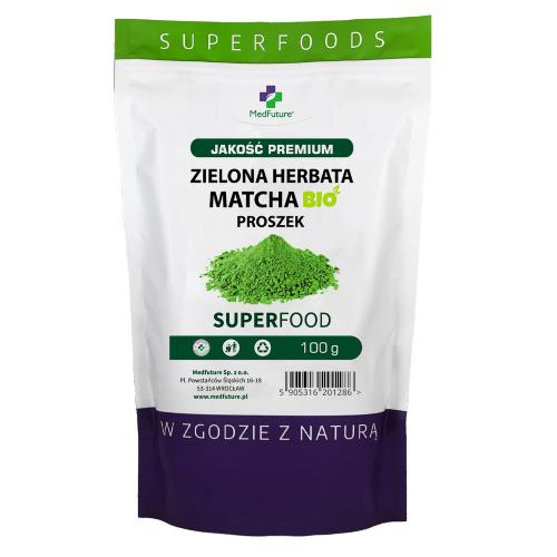 MedFuture Zielona Herbata Matcha Bio, 100g