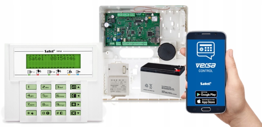 Satel Versa Plus System Alarmowy Manipulator Gsm Gprs Pstn Push Aplikacja