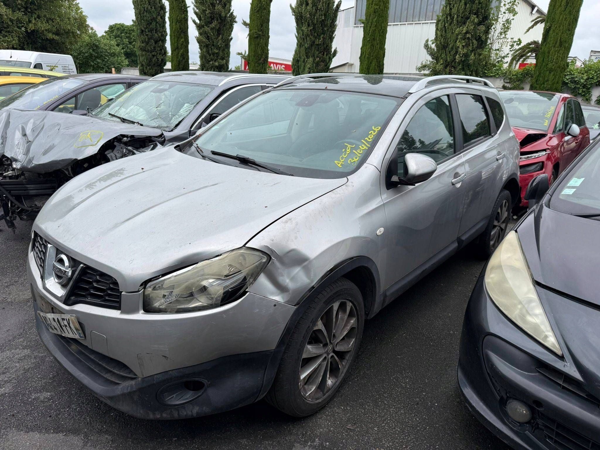 Nissan Qashqai +2 J10 silver door front left front left KYO KY0