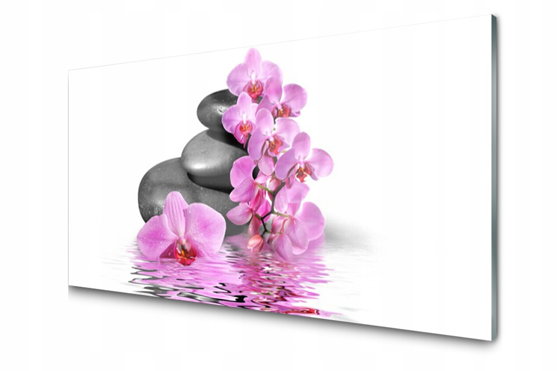 

Panel szklany dekor Kwiat Roślina 120x60 + Klej