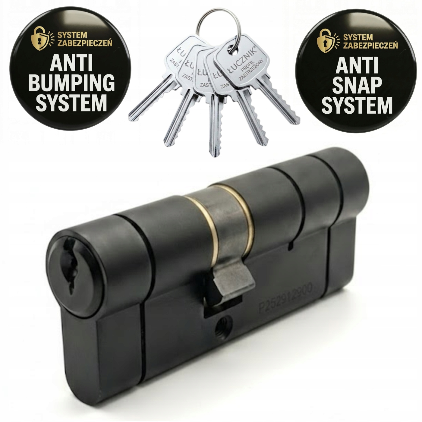 Černá Vložka Do Dveří Zámku 35/60 Dveřová ~Lučník~ Eloxovaná 35x60