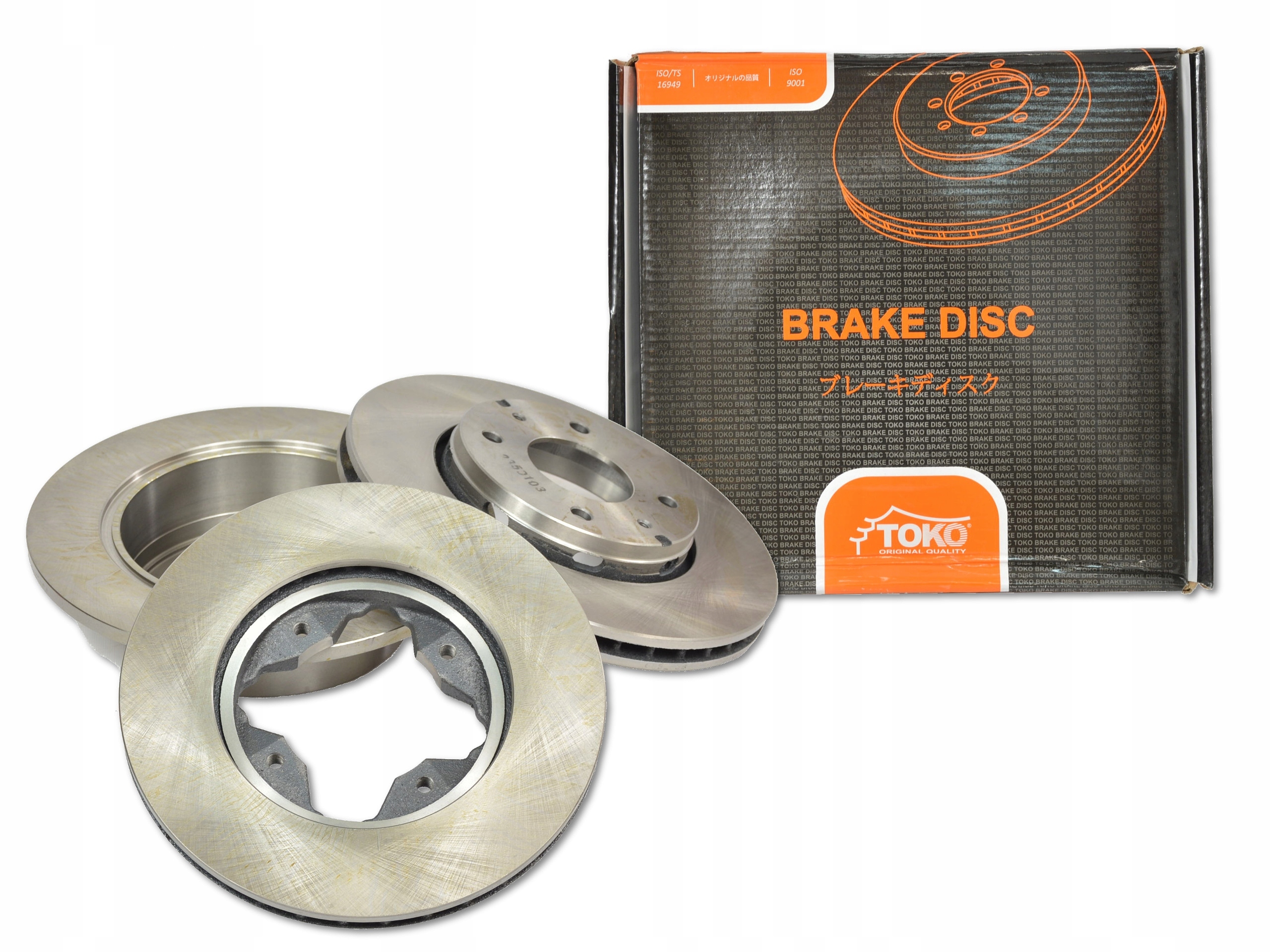 CJ4-527TOKO - MITSUBISHI OUTLANDER II 06-12 ЗАДНІ ГАЛЬМІВНІ ДИСКИ