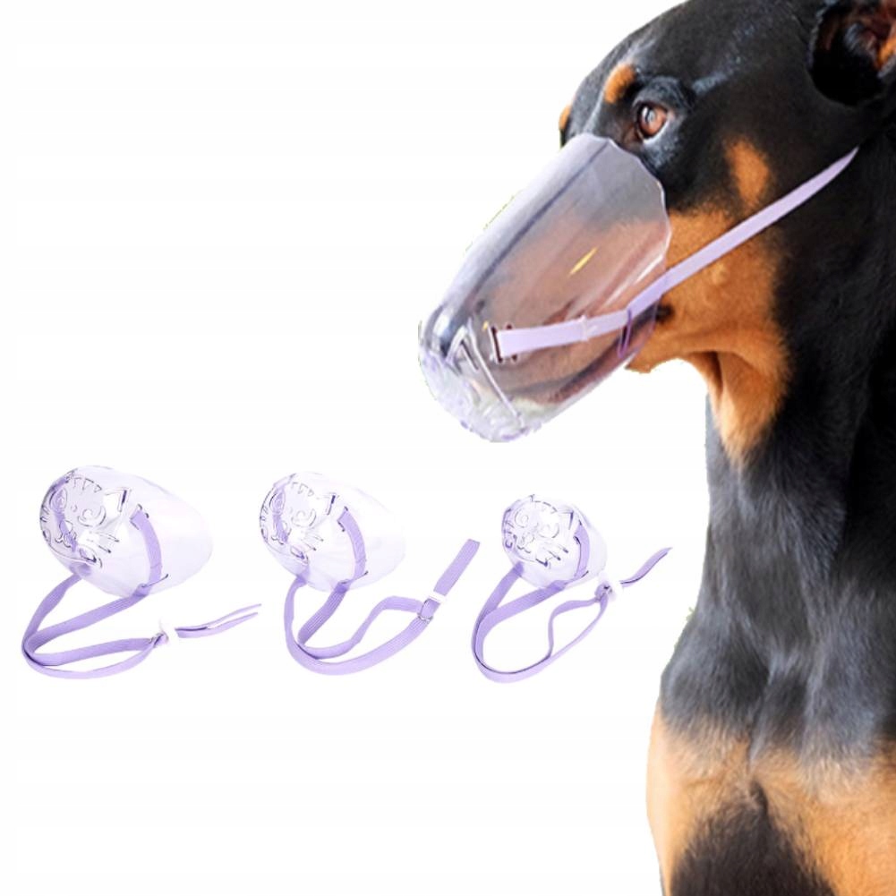 Fyziologický Náhubek Pro Psa, Měkký, Silný, 3 Ks, Fialový