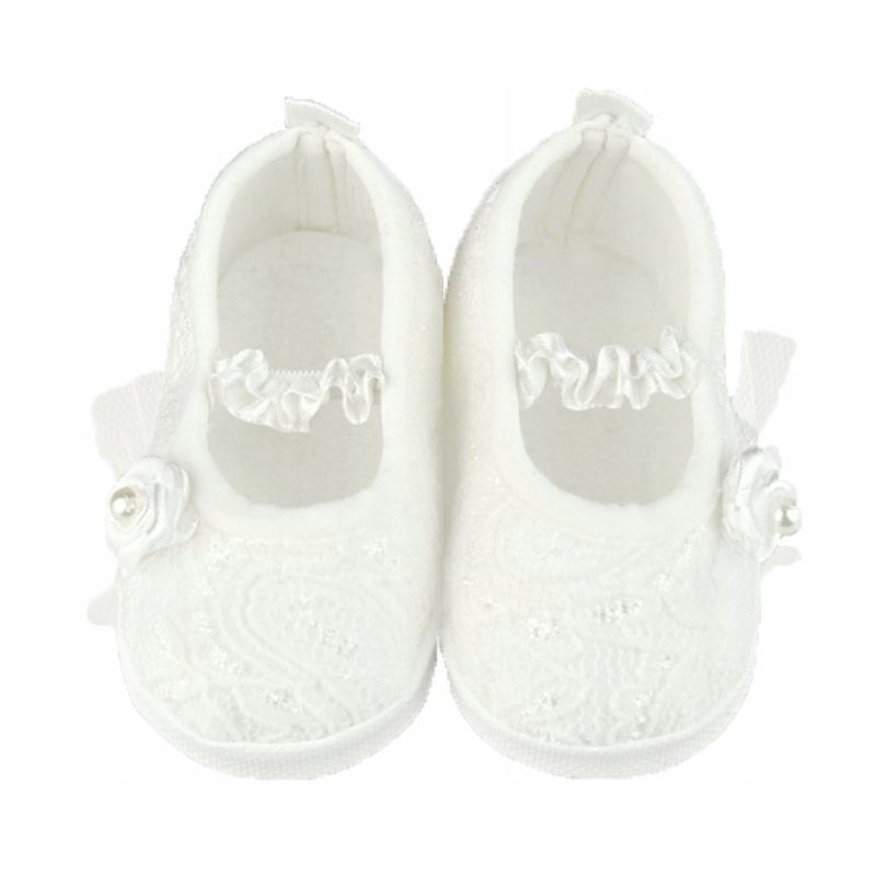 

Ecru - baletki do chrztu na Roczek wesele 12