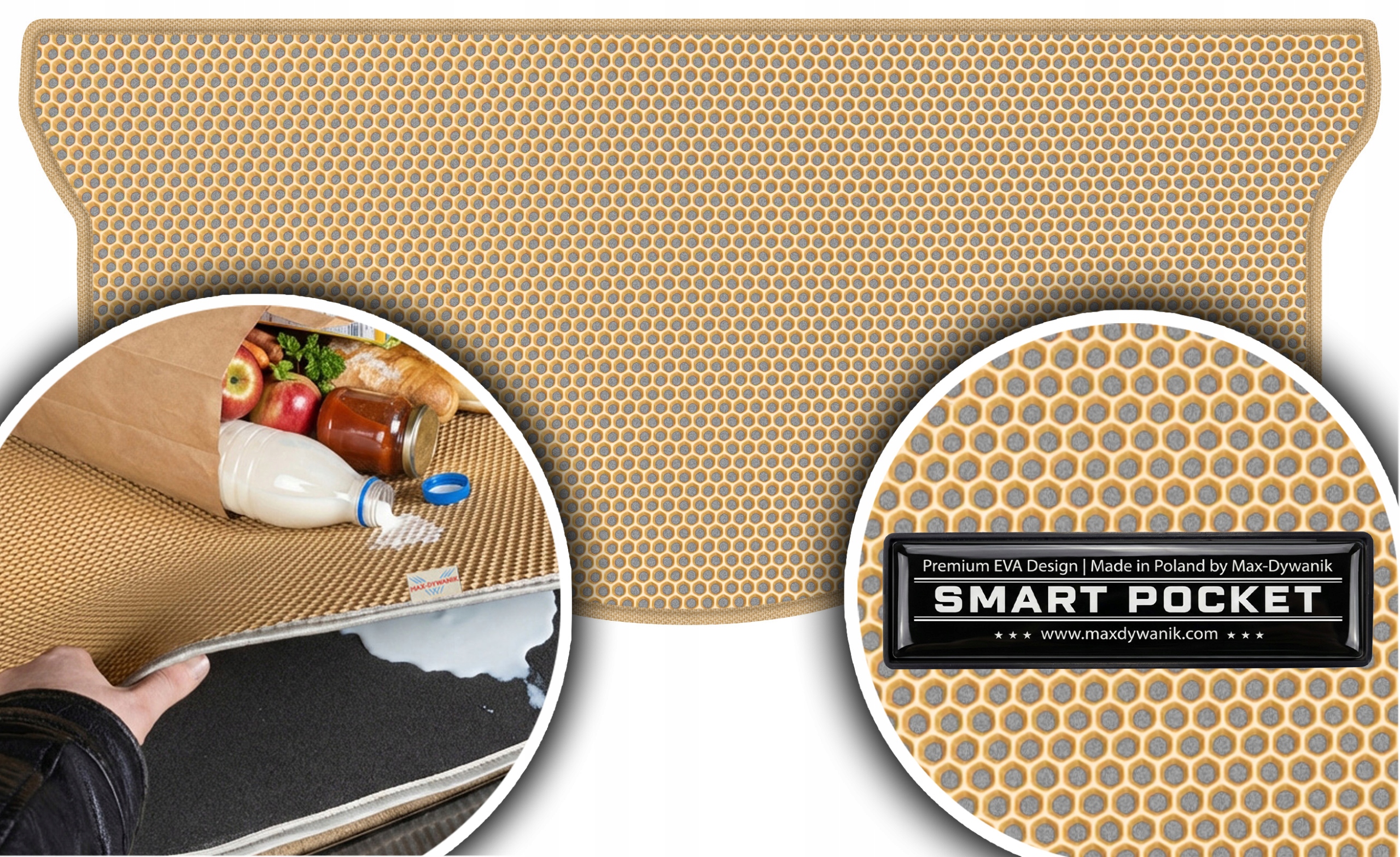 Toyota Aygo II Hatchback 2014-2022 Vložka do batožinového priestoru Eva Smart Pocket Béžová