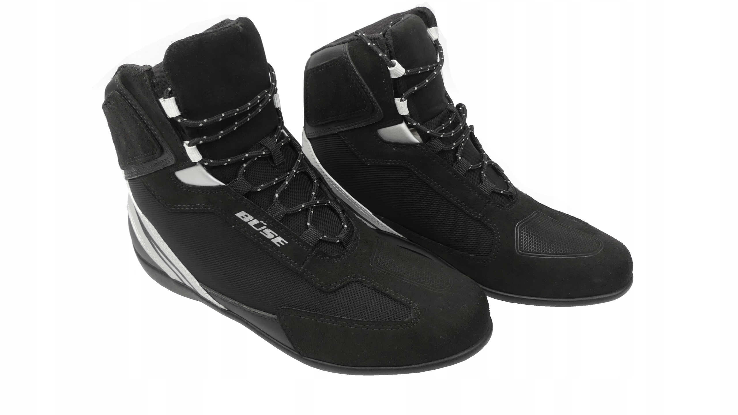 Buty motocyklowe buse B50 czarne/srebne 46 Rozmiar 46