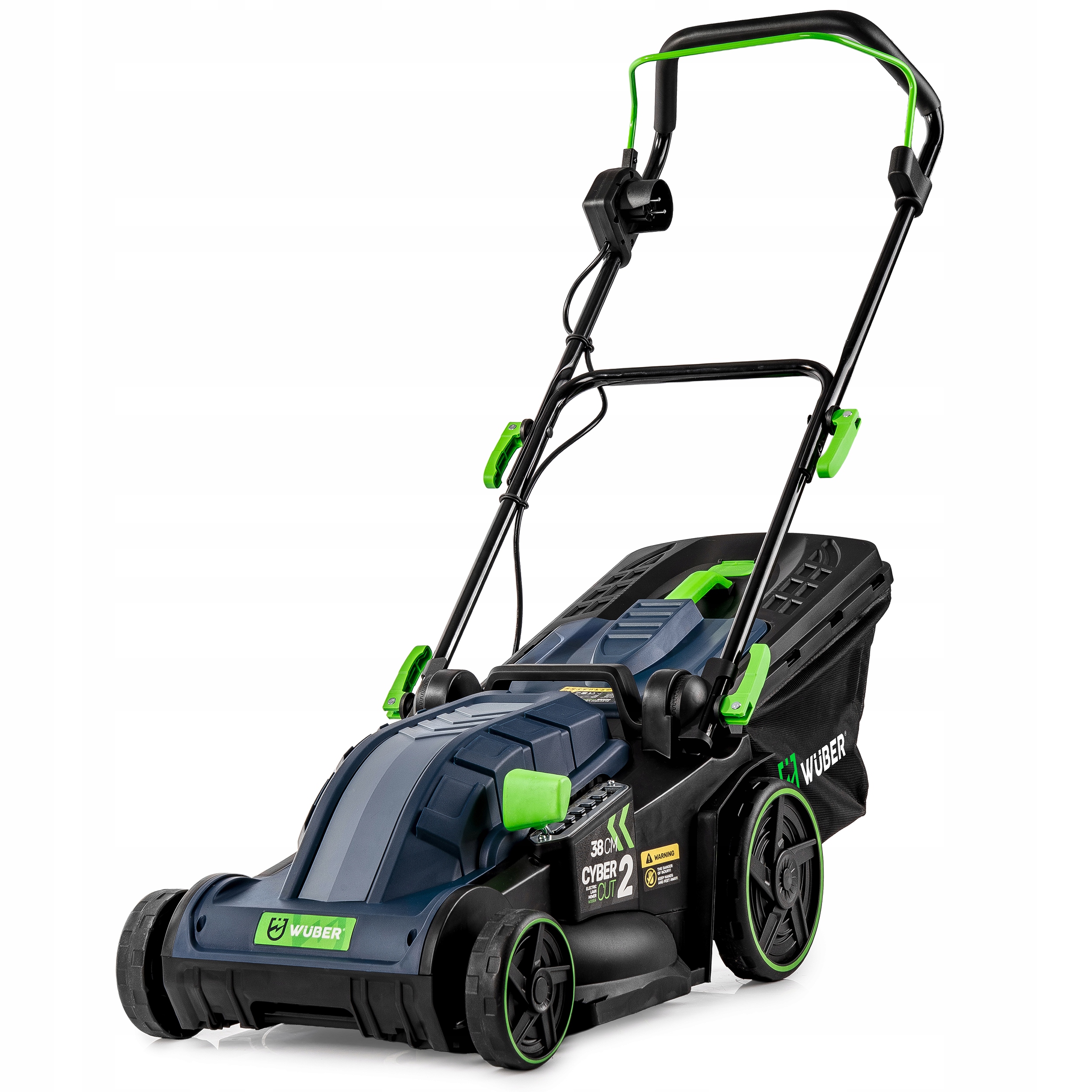 KOSIARKA ELEKTRYCZNA LEKKA MOCNA DO TRAWY Z REGULACJĄ DUŻY KOSZ WUBER EAN (GTIN) 5905873303287