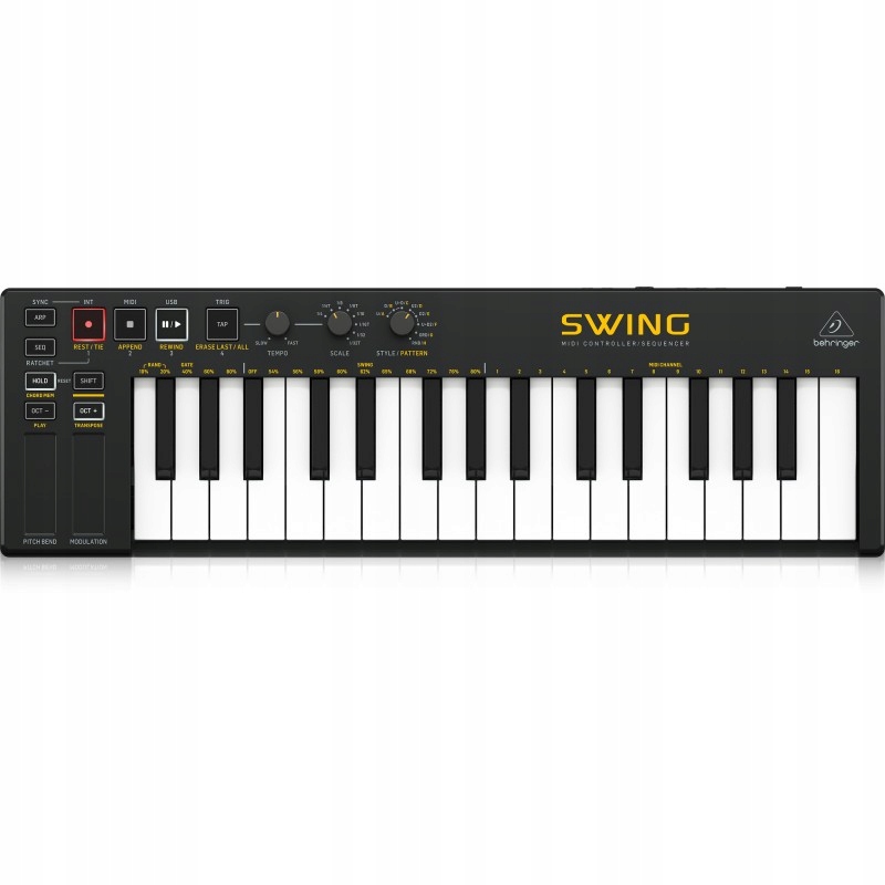 Behringer Swing Midi/usb kontroler klaviatura, sekvencer, arpeggiator