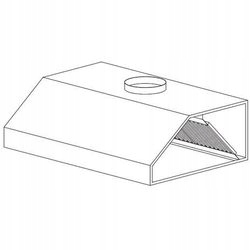 Pochłaniacz nierdzewny gastronomiczny SD 100x70x40 Marka inna