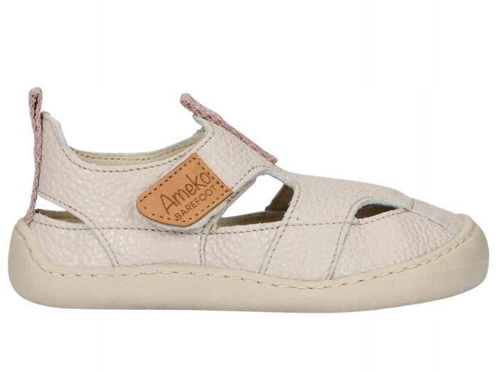 Sandały Barefoot Ameko dla dzieci Orion Gravel Skóra Elastyczne Rozmiar 20