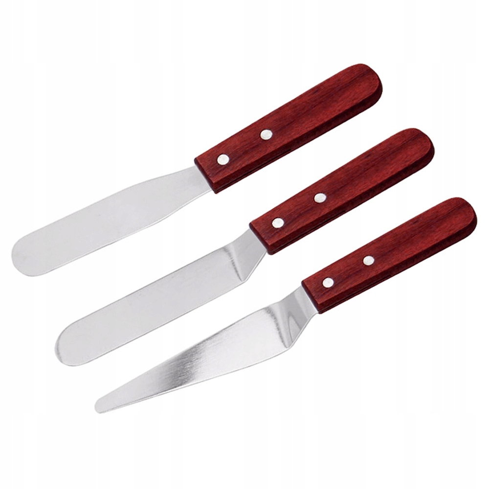 

Zestaw Szpatułek Szpatułki Do Kremu Masy 3SZT