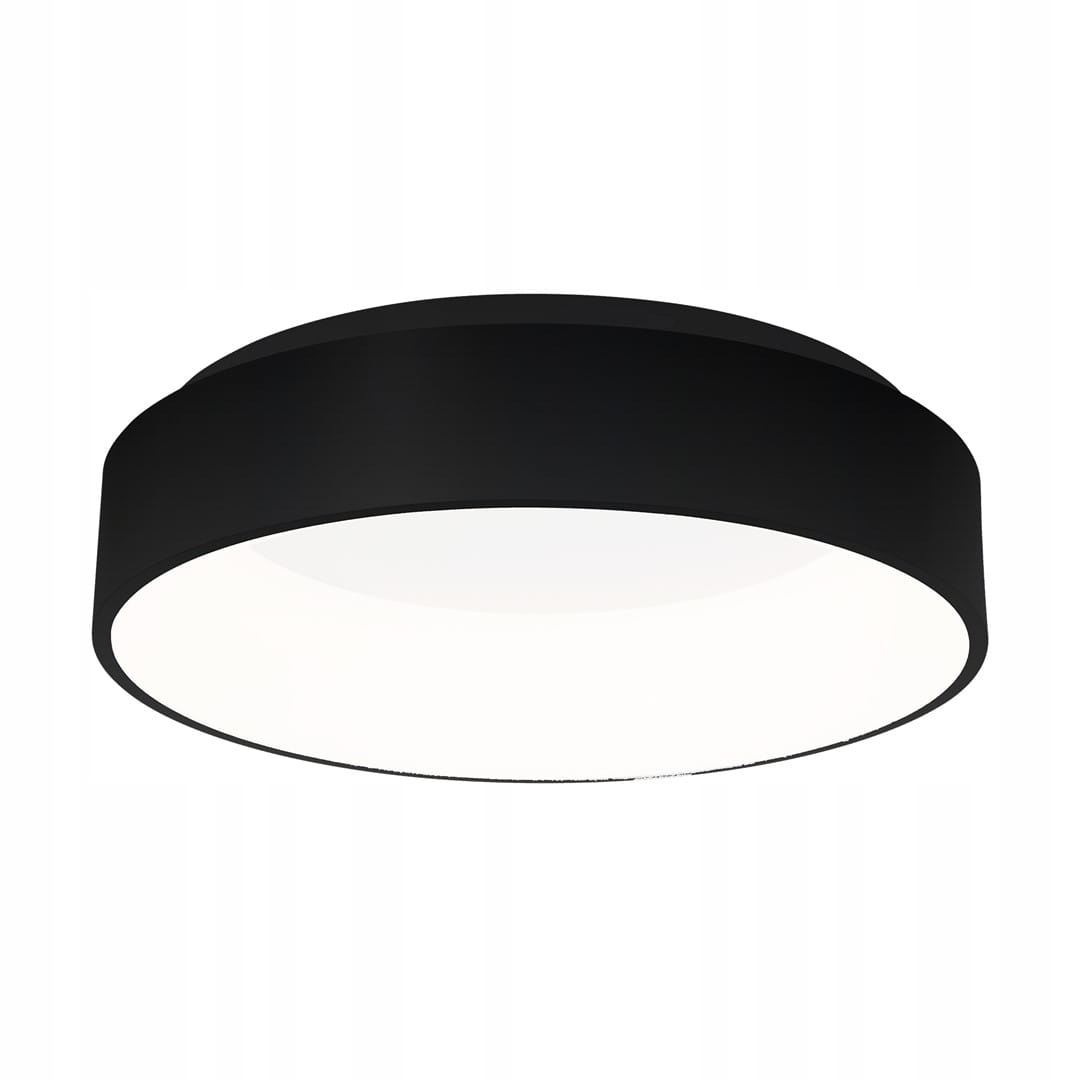 Černý stropní svítidlo Led Ohio Black 45 cm kuchyně pokoj