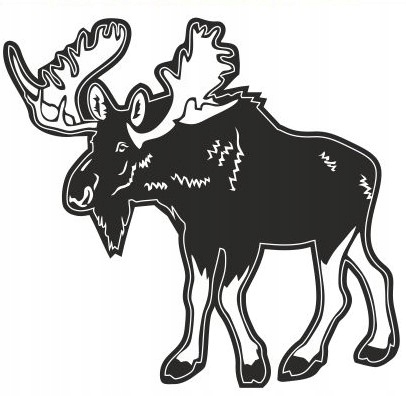 

Naklejka Uv Avisa Auto Tattoo- Łoś