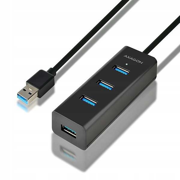 Axagon Hub 4-portowy HUE-S2BL Usb 3.2 Gen 1 chargi