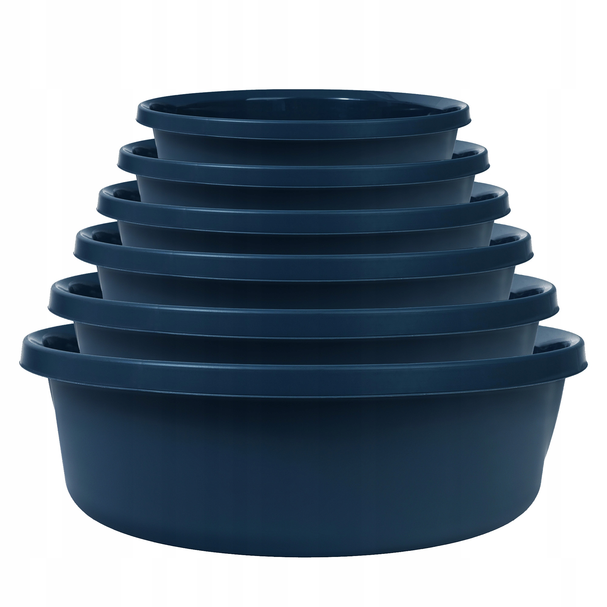 MISKA PLASTIKOWA 2L OKRĄGŁA NA PRANIE GRANAT Marka Kadax