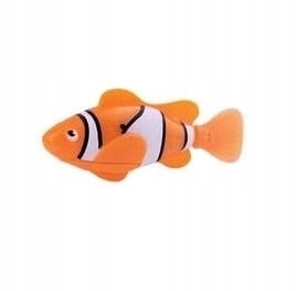 

Elektroniczna rybka robofish pomarańczowa pływa
