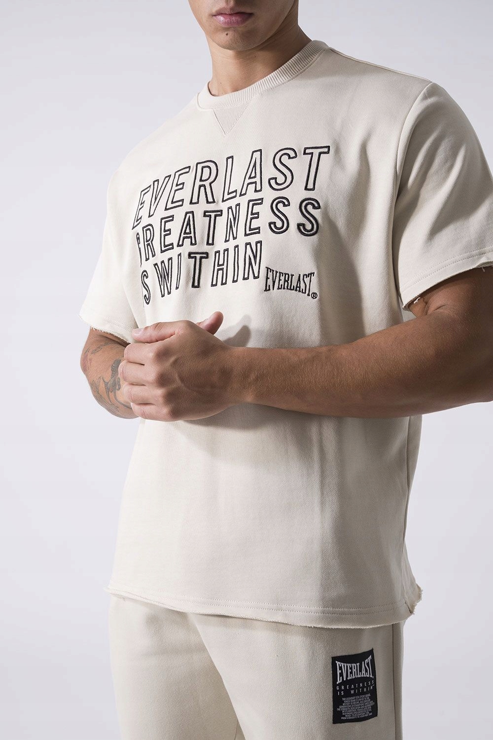 Everlast bluza z krótkim rękawem męska bawełna r. L