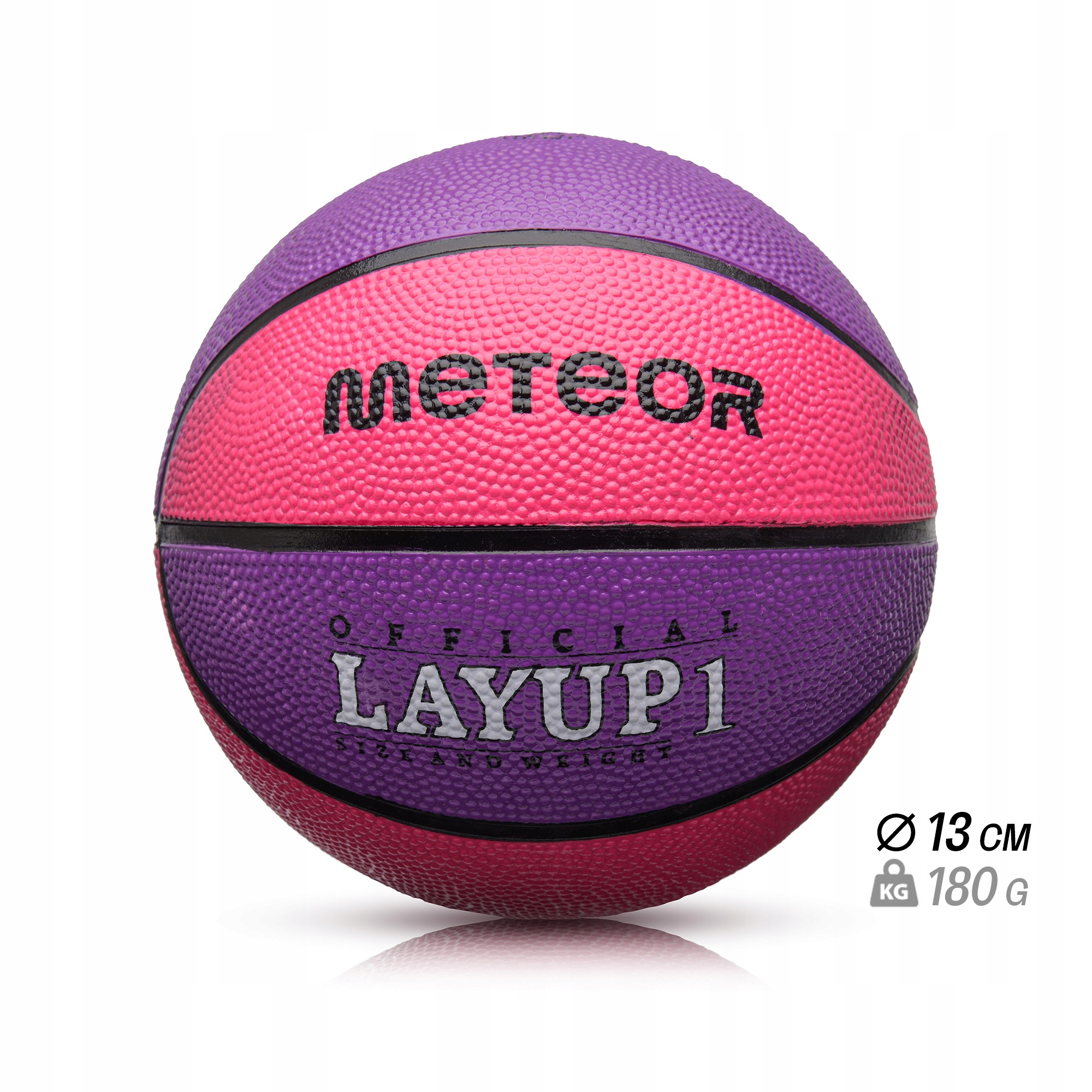 PIŁKA KOSZOWA DO KOSZYKÓWKI METEOR LAYUP MINI #1 dla dzieci 1-3 lat Przeznaczenie brak informacji