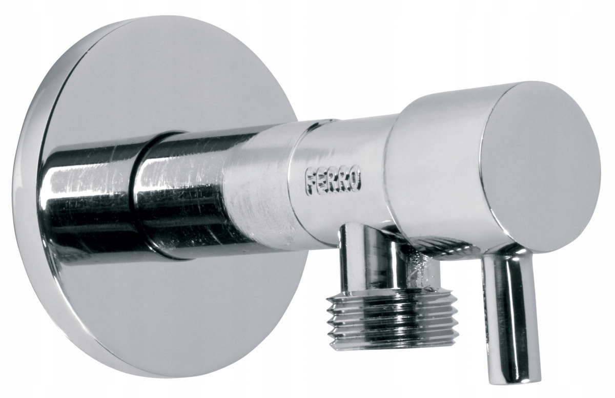 FERRO ZAWÓR KĄTOWY Z GŁOWICĄ 1/2 x 3/4