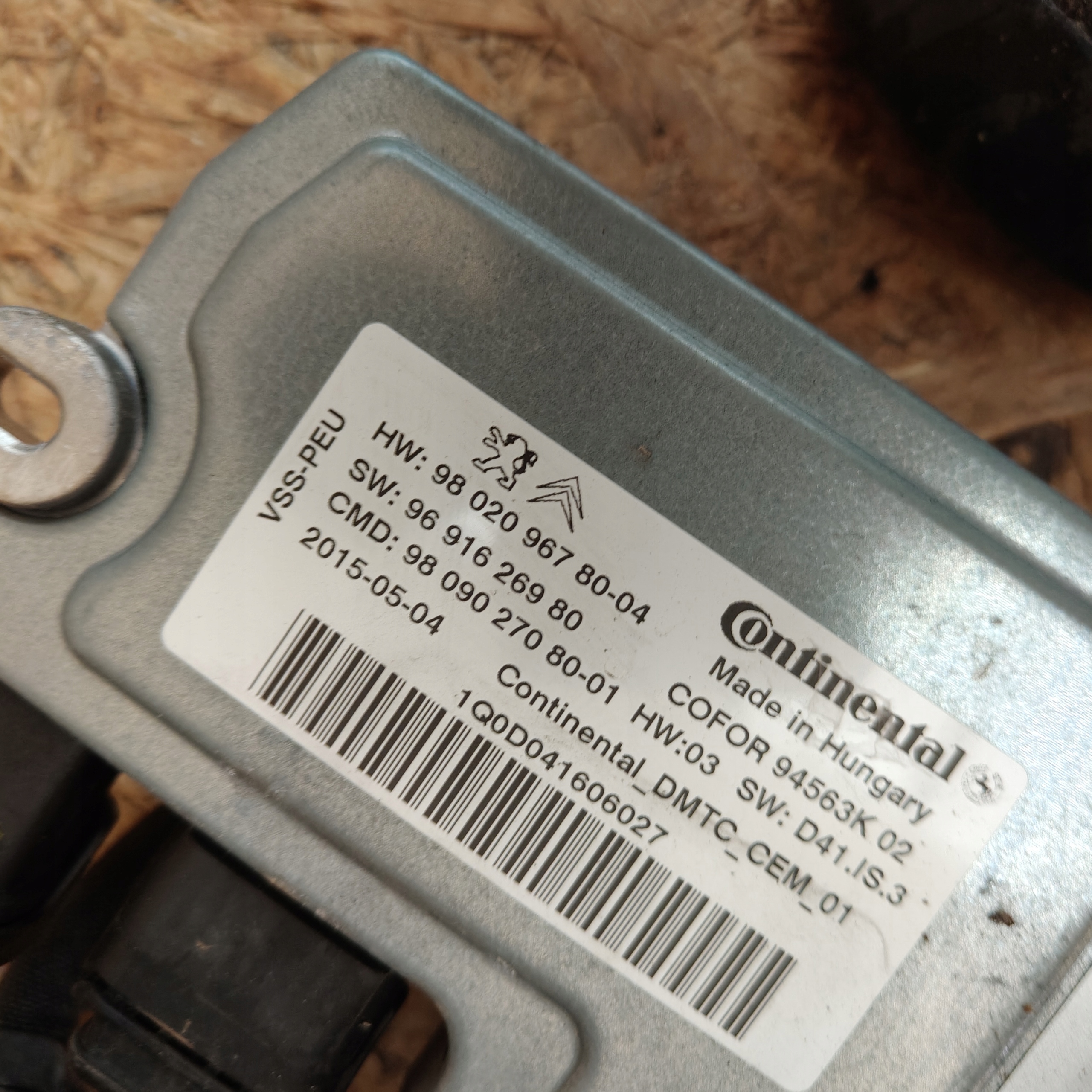 modulo START STOP PSA 9802096780 CITROEN C4 PICASSO II 2.0 BLU