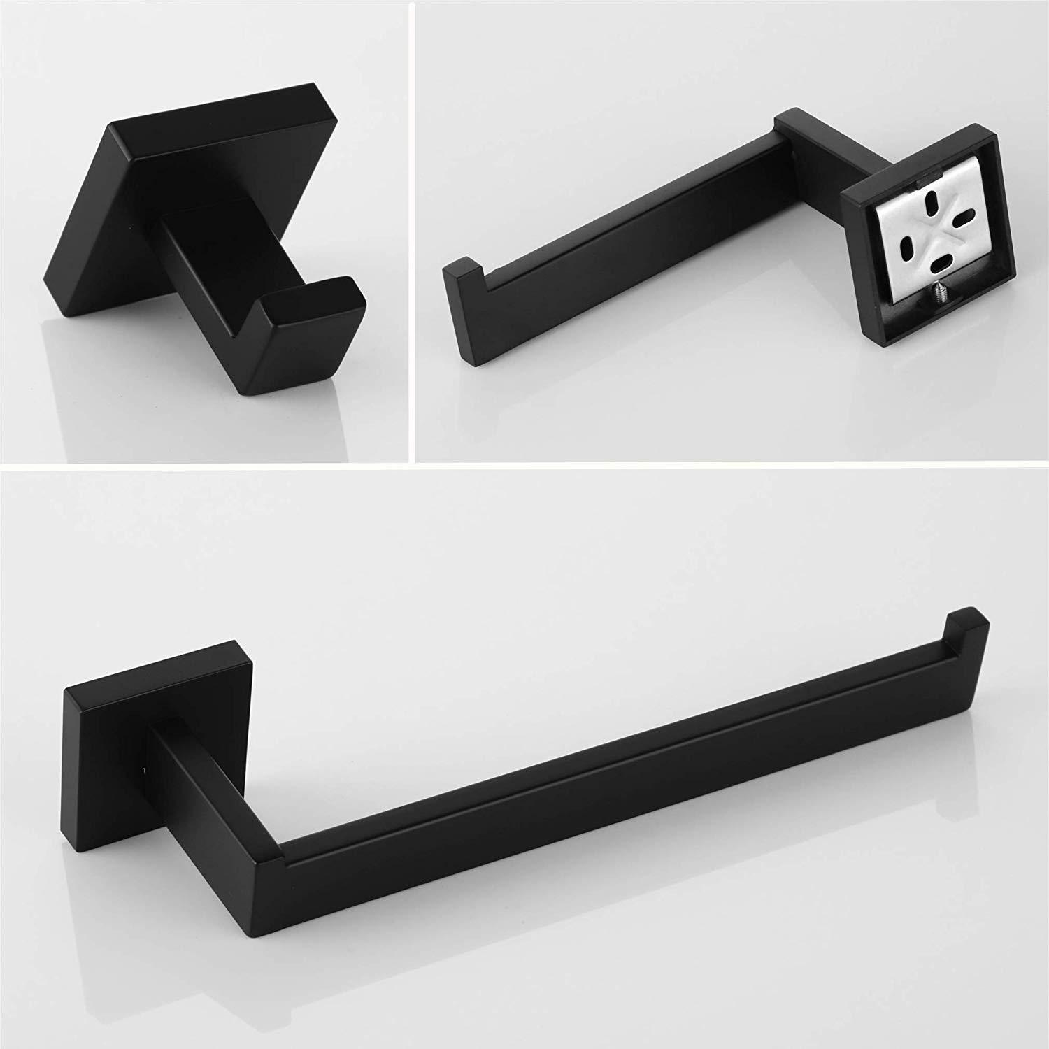 Uchwyt wieszak na papier toaletowy CZARNY MAT LOFT Waga produktu z opakowaniem jednostkowym 0.01 kg