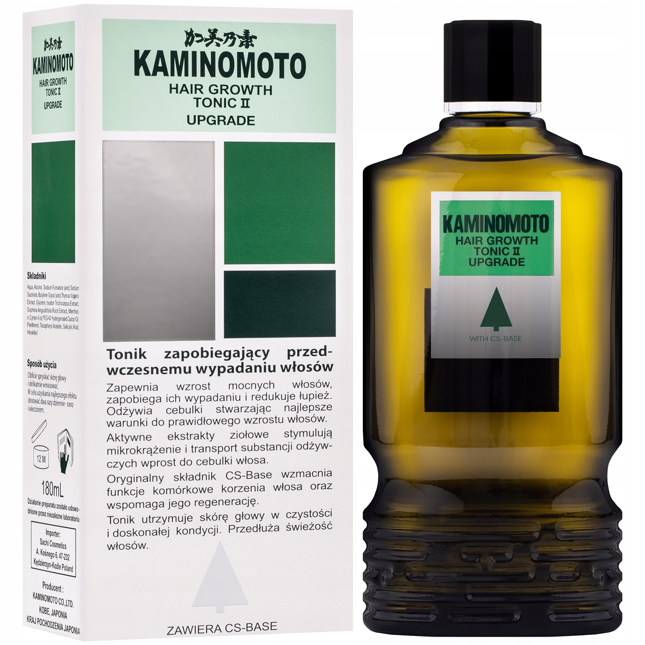 Kaminomoto tonikum Tonikum proti vypadávání vlasů Hair Growth Tonic II 180