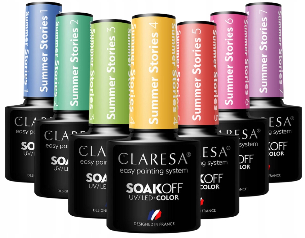 CLARESA LAKIERY HYBRYDOWE SUMMER STORIES KOLEKCJA KOLORÓW NA LATO INTENS