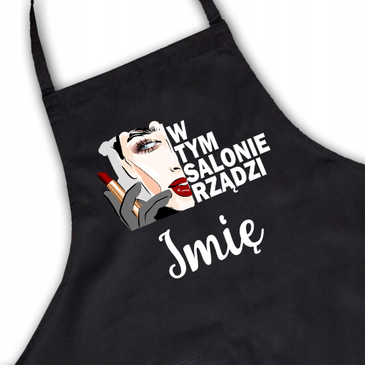 

Fartuch dla Kosmetyczki Do Salonu Twoje Imię