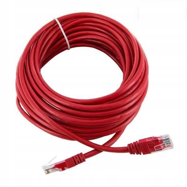 

4World Kabel Sieciowy Cat 5e Utp 10m|czerwony