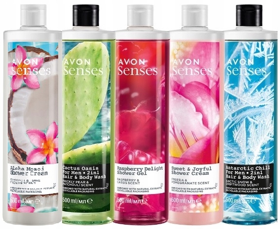 

Avon Zestaw Żeli pod Prysznic 5 x 500 ml