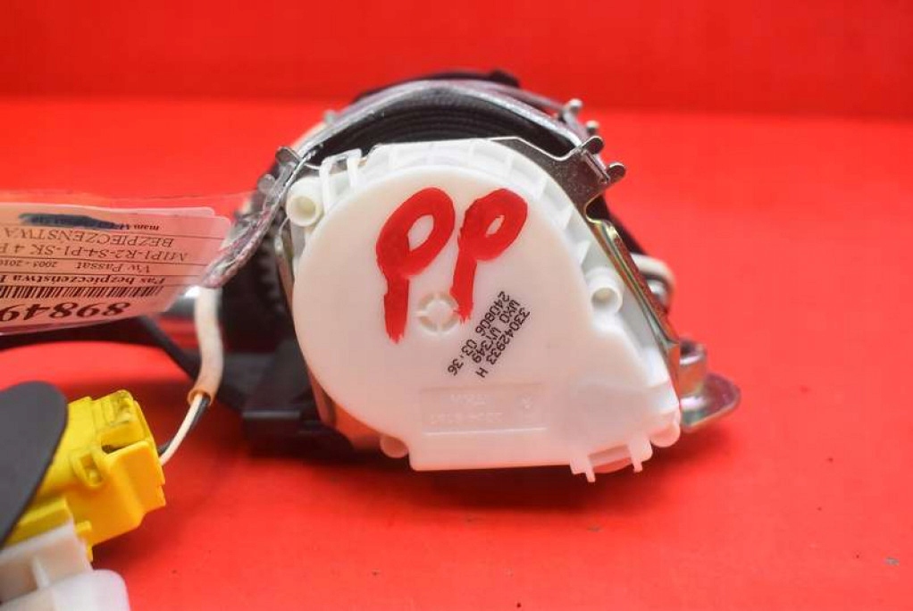tension belt safety right front EU 3C1857706F VW PASSAT B6 05-10