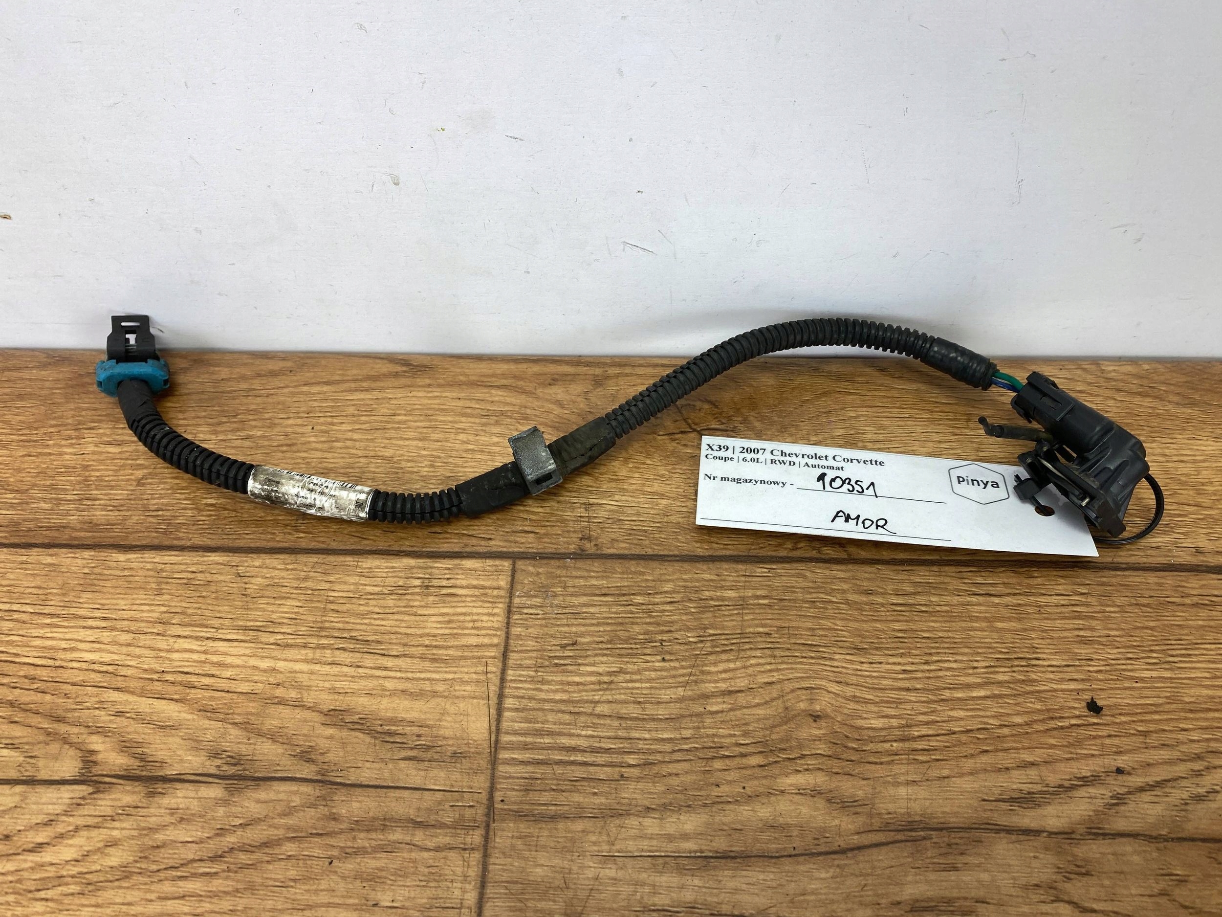 bundle electrical connecting spoiler of a shock absorber Chevrolet Corvette C6 2005+