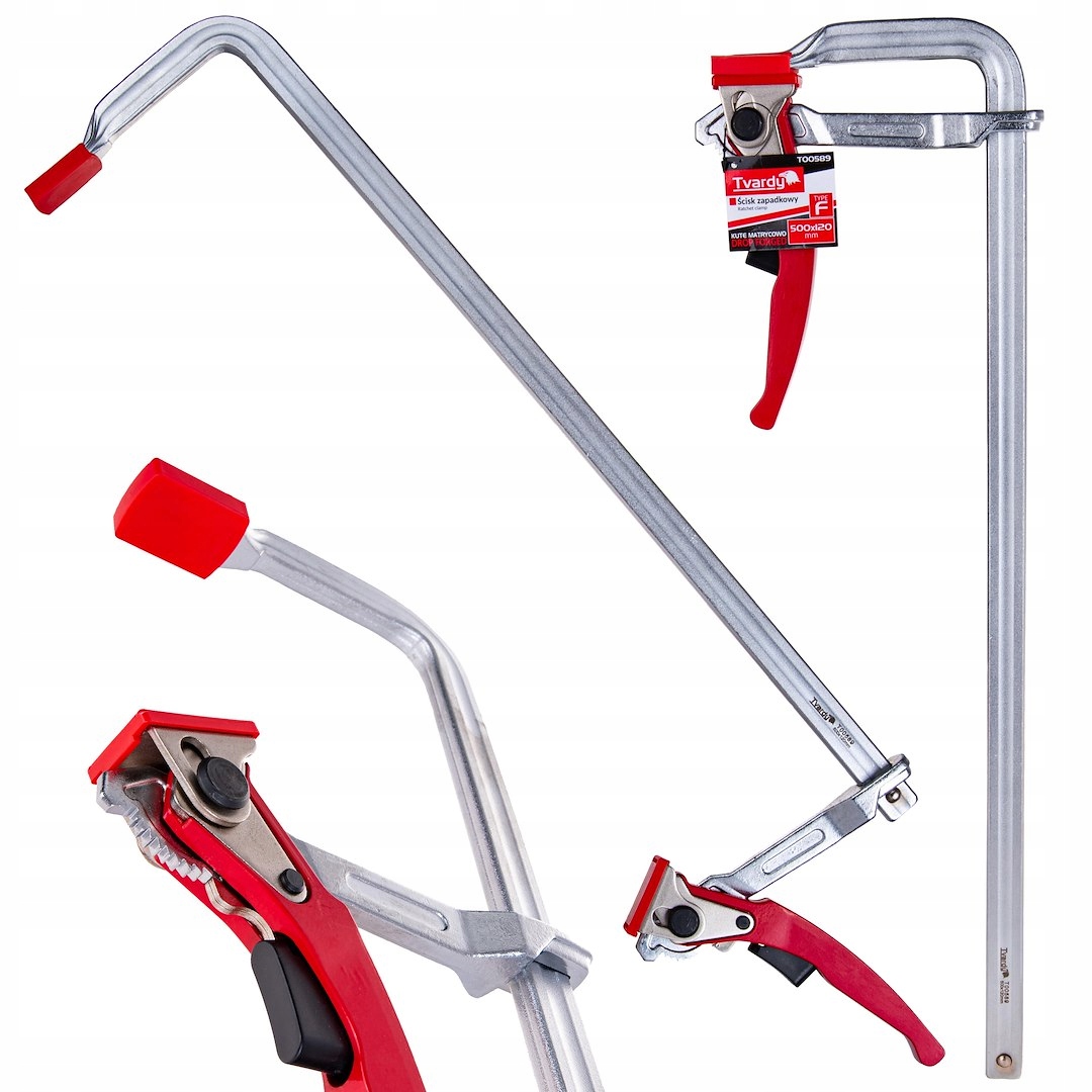 Kovaná ráčnová svěrka typu F 500x120 mm (12)