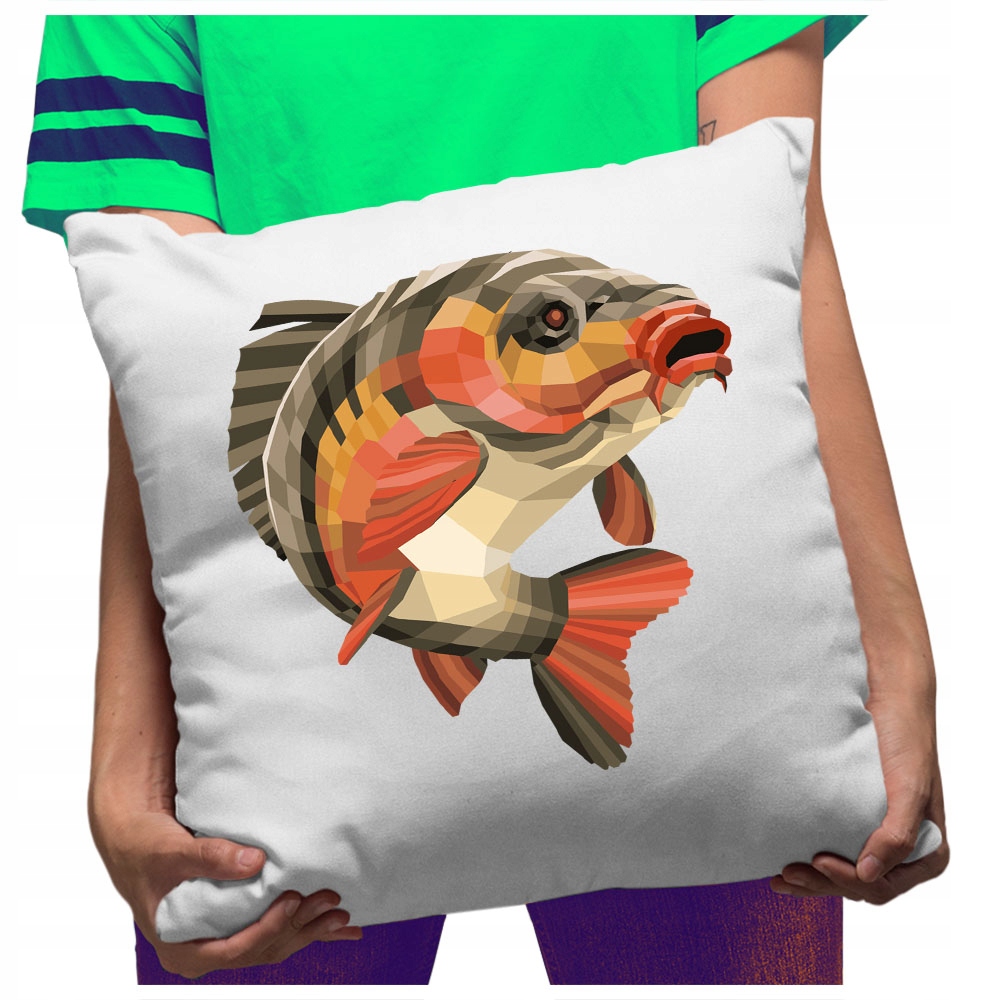 

Poduszka Śmieszna Na ryby Karp z Karpiem Wędkarska