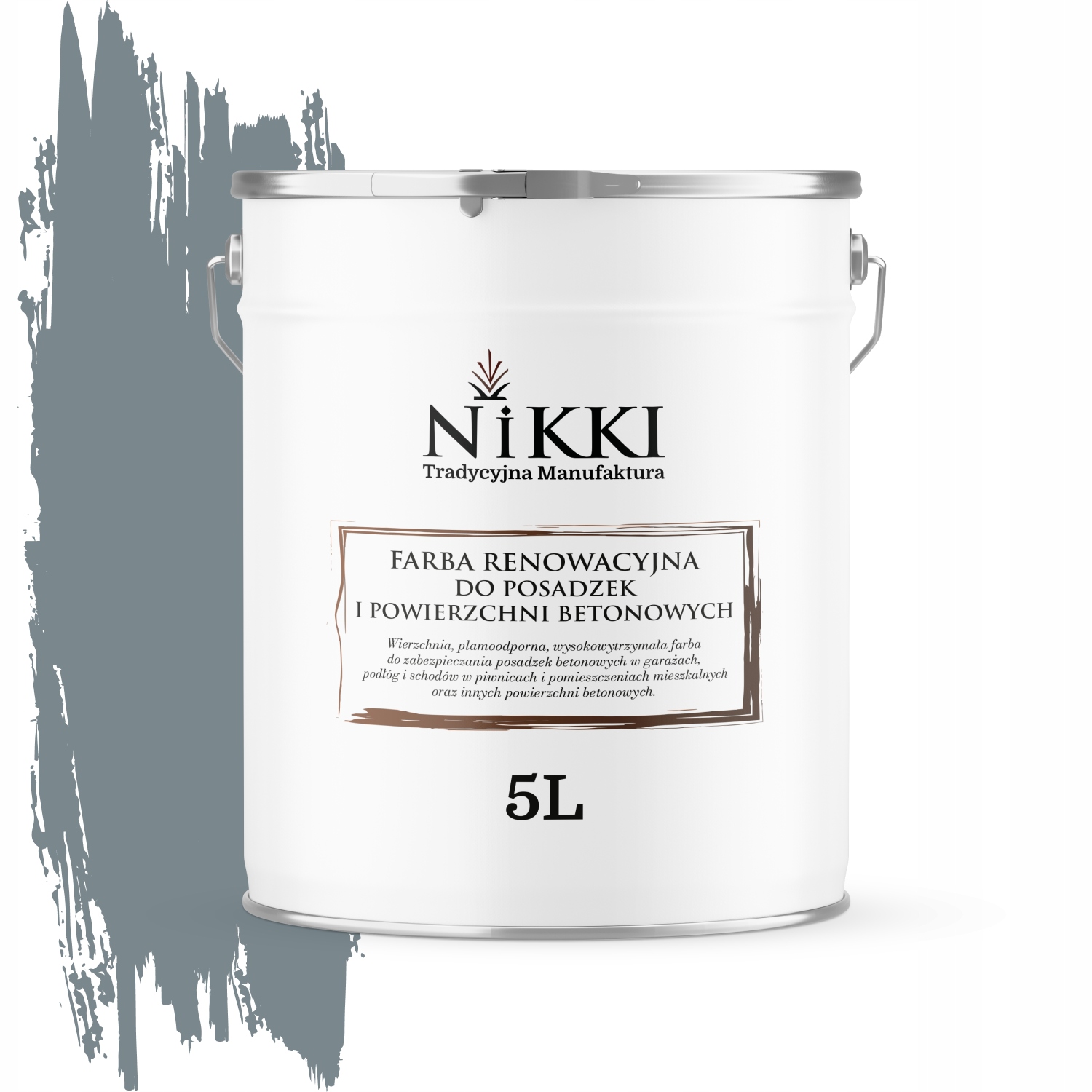 Farba Na Renováciu Betónových Podláh 5 L Veverička Šedá RAL7000 Polomatná