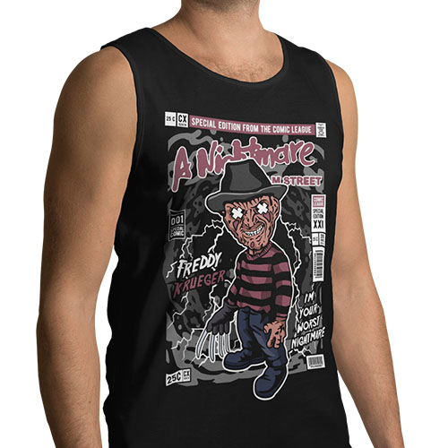 TANK TOP FILMOWE FREDDY KRUEGER