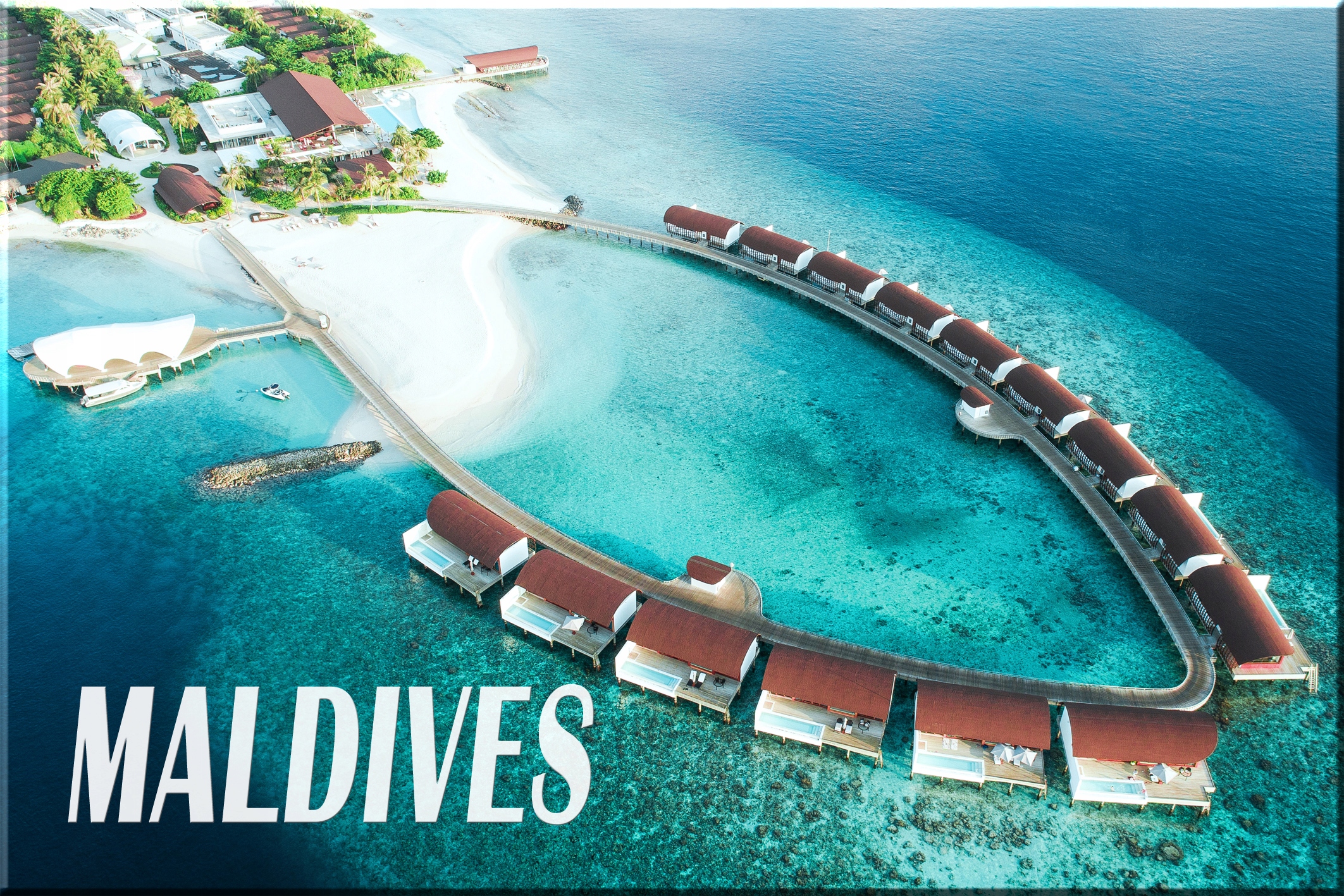 

Malediwy Maldives Wyspa Magnes Na Lodówkę