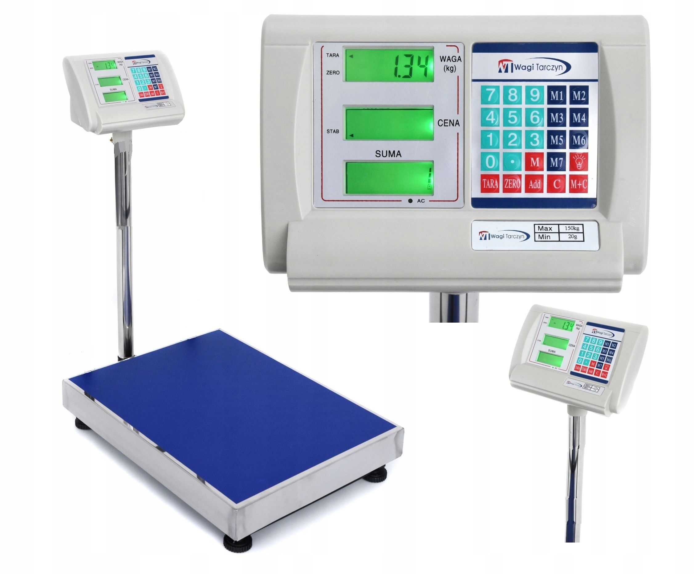 

Waga 150KG 40x30 Elektroniczna Magazynowa Sklepowa